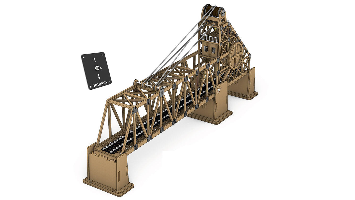Bachmann 39126 HO Motorized Drawbridge Kit