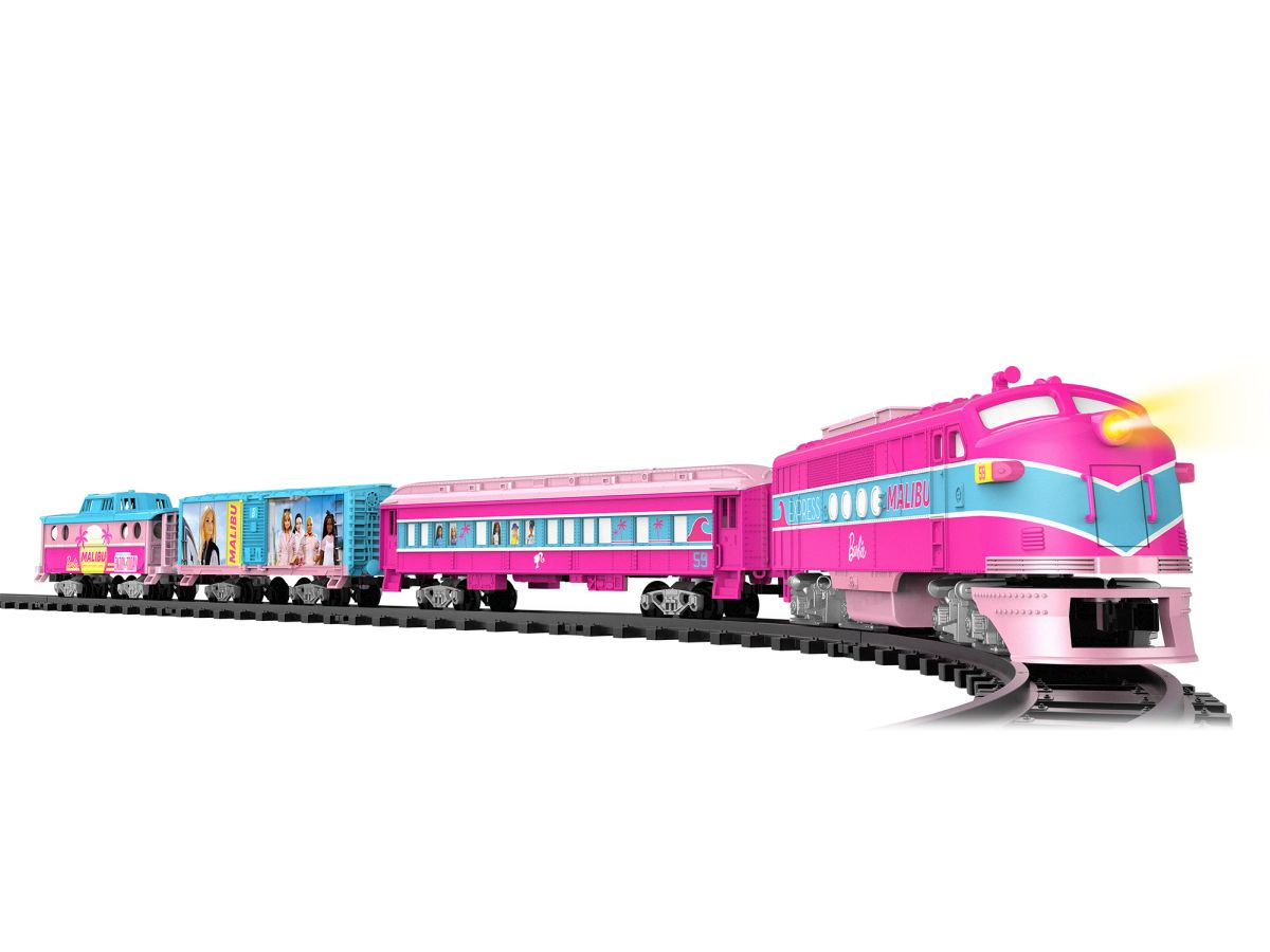 Lionel 7-12116 Malibu Barbie Battery Operated O Gauge Starter Train Set