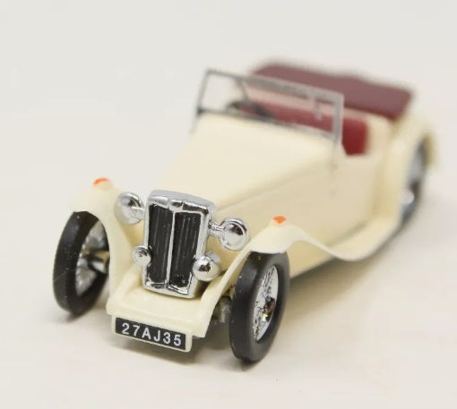 Busch 45907 HO Scale Off-White MG Midget TC Cabrio Convertible