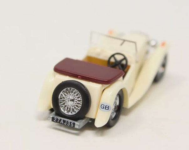 Busch 45907 HO Scale Off-White MG Midget TC Cabrio Convertible