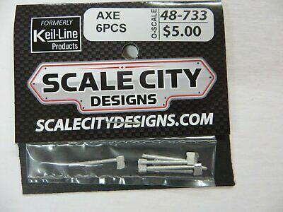 Scale City Designs 733 HO Scale Ax (Pack of 5)