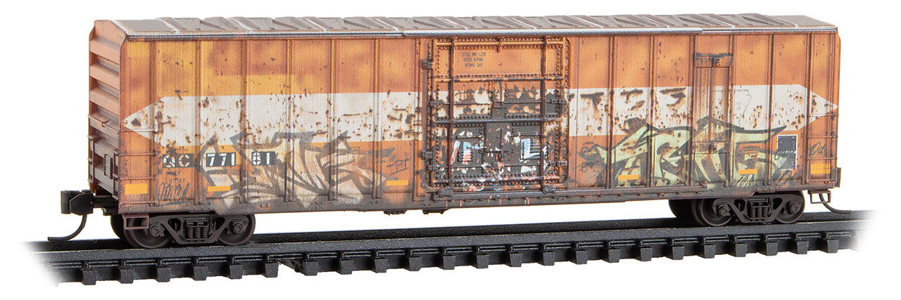 Micro-Trains 02744540 N Quebec Central Weathered 50' Boxcar RTR #77181