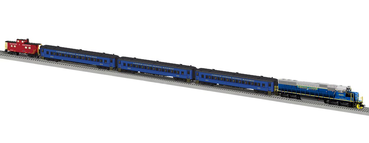 Lionel 2422020 O Lehigh Gorge Scenic Railway Legacy Trains (Set of 5)