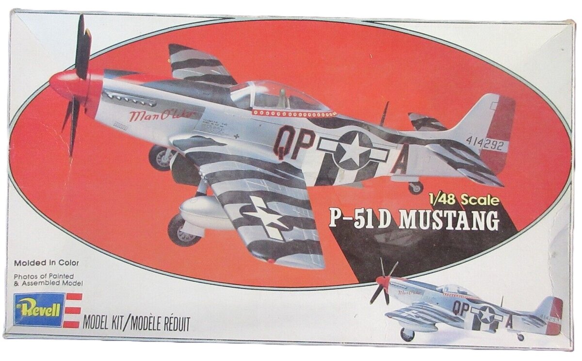 Revell H-31 1:48 P-51D Mustang Model Plane Kit