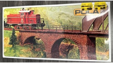 Pola 625 HO Scale Brick Paver Bridge Model Building Kit