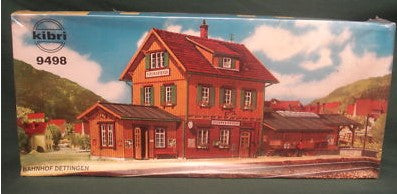 Kibri B-9498 HO Bahnhof Dettingen Railway Train Station Building Kit
