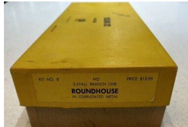 Suydam 8 HO Gauge 3-Stall Branch Line Roundhouse Corrugated Metal Building Kit