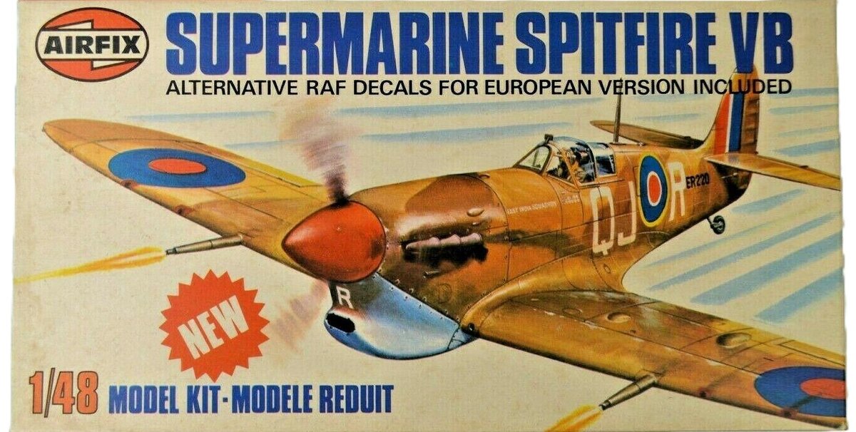 Airfix Products 04100-1 1:48 Supermarine Spitfire VB Model Kit