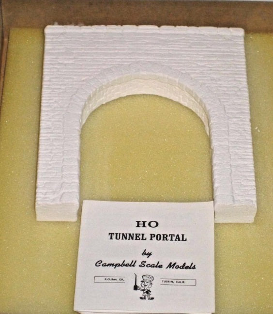 Campbell Scale Models 347-150 HO Single Track Stone Portal Building Kit