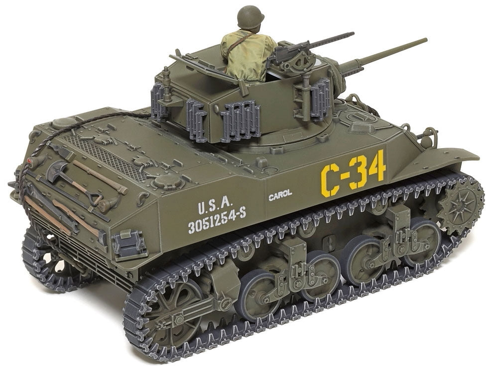 Tamiya 32606 1:48 U.S. Light Tank M5A1 Stuart Tank Plastic Model Kit