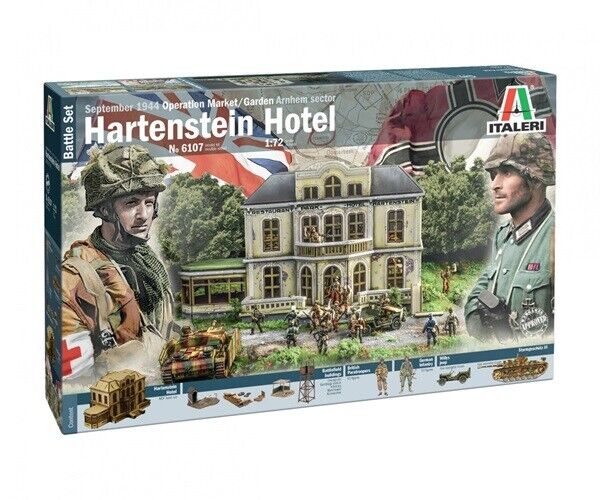 Italeri 6107 1:72 Hartenstein Hotel Building Kit