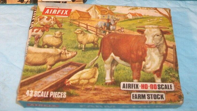 Airfix Products S4-59 HO/OO Scale Farm Stock Figures Set