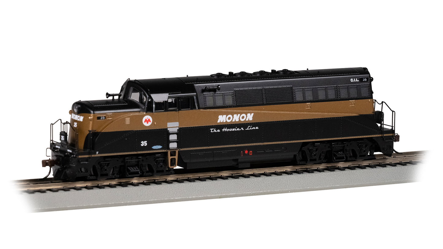 Bachmann 69202 HO Monon EMD BL2 Diesel Locomotive with DCC #35