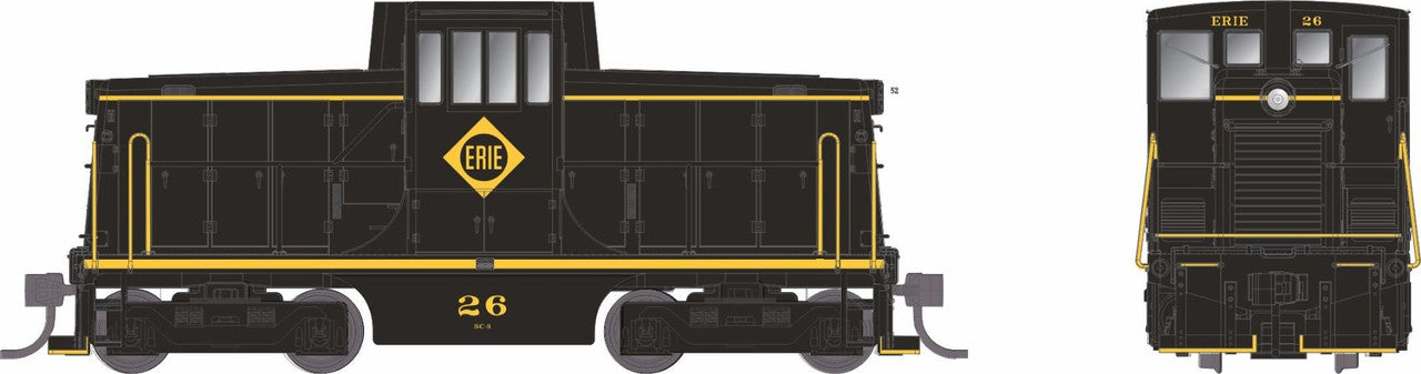 Rapido Trains 048547 HO Erie Railroad GE 44 Tonner Switcher DC/DCC/Sound #26