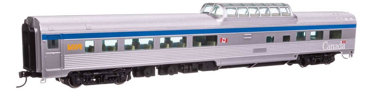 Walthers 910-30414 HO VIA Rail 85' Budd Dome Coach Ready to Run