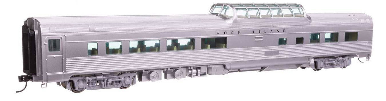 Walthers 910-30417 HO Rock Island 85' Budd Dome Coach Ready to Run LN/Box