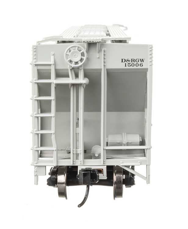 Walthers 910-49408 HO D&RGW 50' PS PS2-CD 4427 3-Bay Covered Hopper RTR #15006