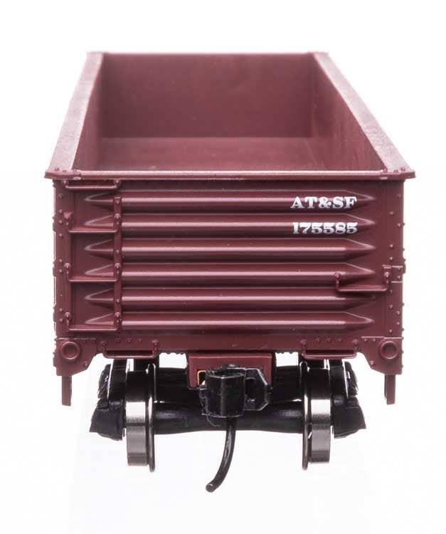 Walthers 910-56104 HO Santa Fe 40' 50-Ton Drop Bottom Gondola RTR #175585