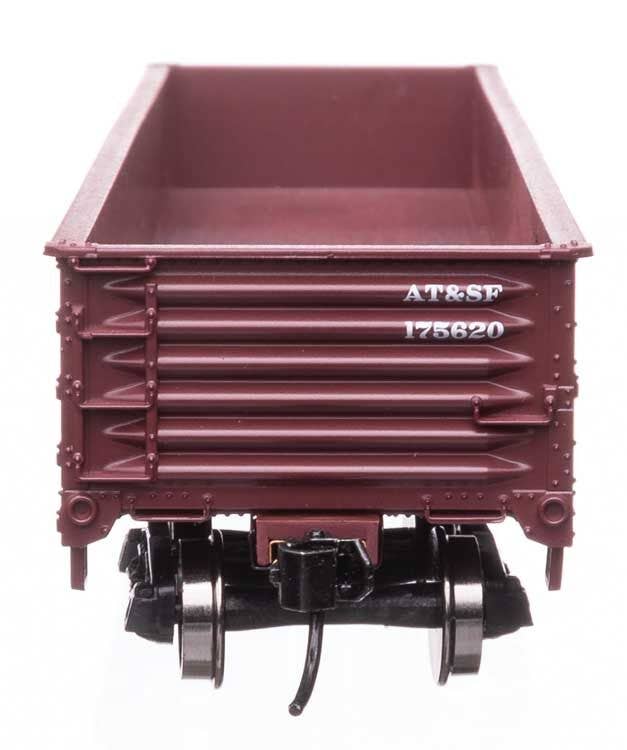 Walthers 910-56105 HO Santa Fe 40' 50-Ton Drop Bottom Gondola RTR #175620