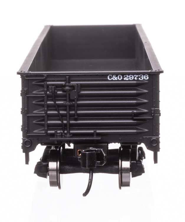 Walthers 910-56108 HO C&O 40' 50-Ton Drop Bottom Gondola Ready to Run #29736