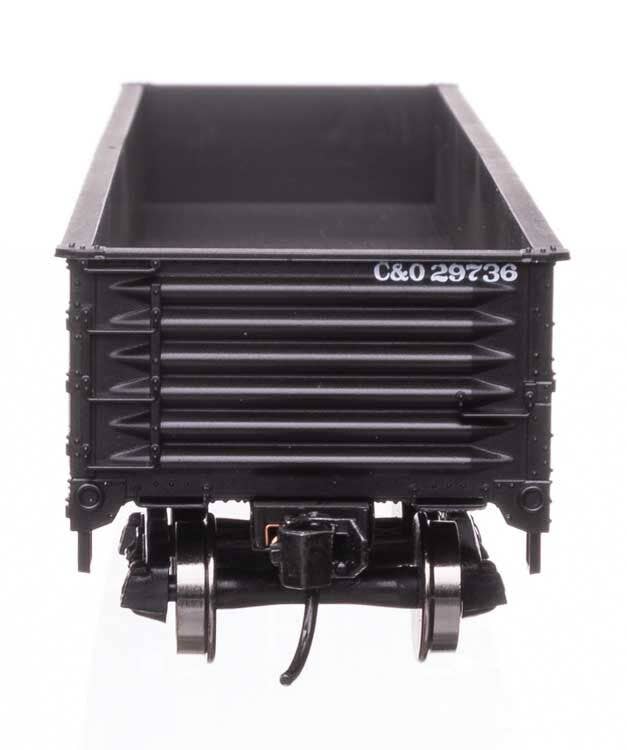 Walthers 910-56108 HO C&O 40' 50-Ton Drop Bottom Gondola Ready to Run #29736