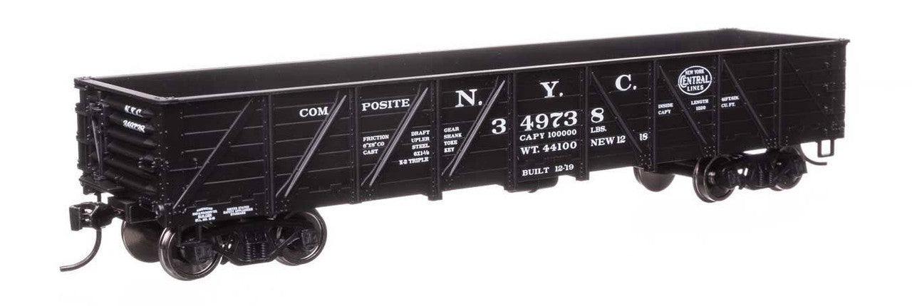 Walthers 910-56114 HO NYC 40' 50-Ton Drop Bottom Gondola Ready to Run #349738