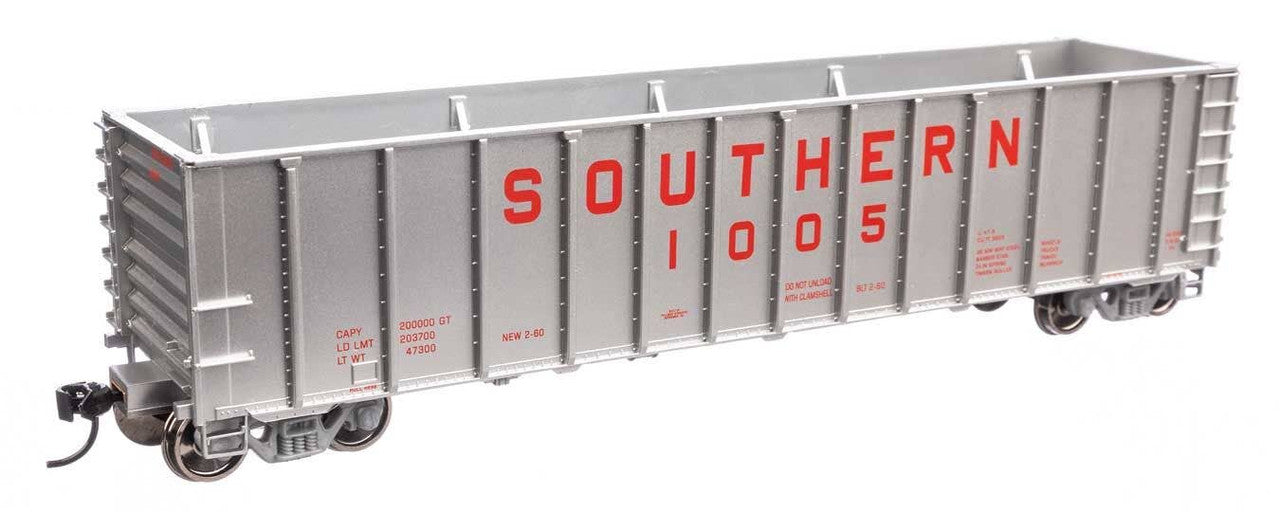 Walthers 910-56216 HO Southern 50' PS 4000 Cu Ft Coal Gondola Ready to Run #1005