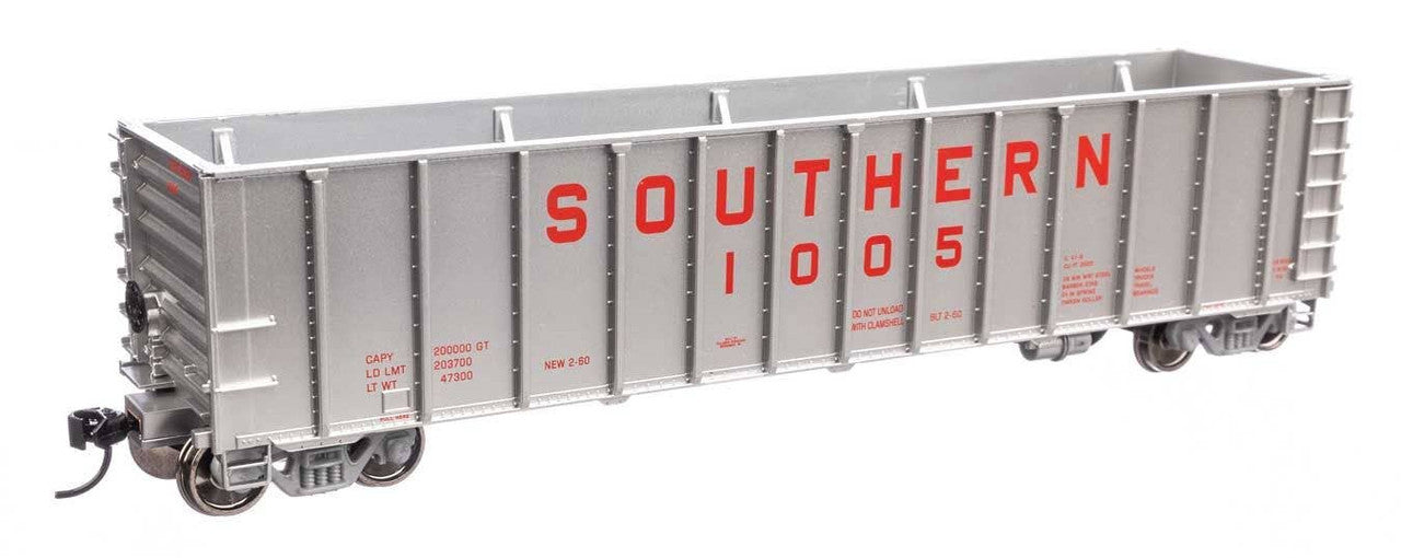Walthers 910-56216 HO Southern 50' PS 4000 Cu Ft Coal Gondola Ready to Run #1005