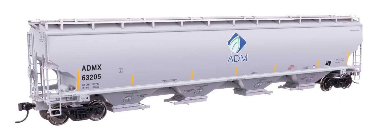 Walthers 920-110304 HO ADMX 67' Trinity 6351 4-Bay Covered Hopper RTR #63205