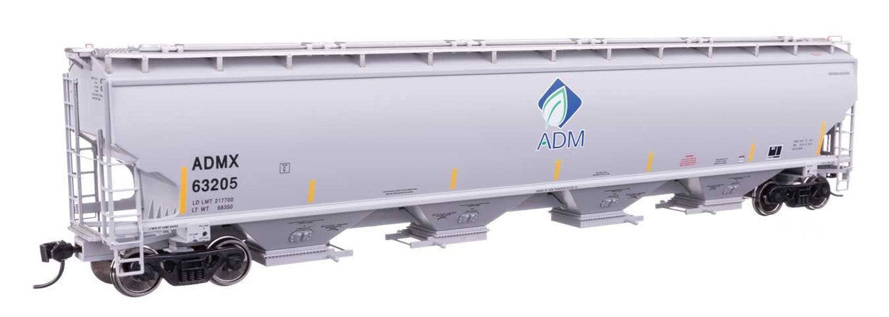 Walthers 920-110304 HO ADMX 67' Trinity 6351 4-Bay Covered Hopper RTR #63205