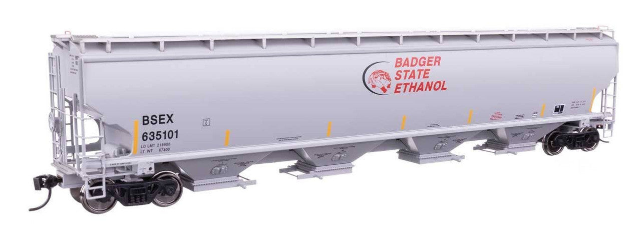 Walthers 920-110312 HO BSEX 67' Trinity 6351 4-Bay Covered Hopper RTR #635101