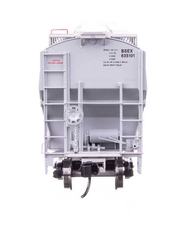 Walthers 920-110312 HO BSEX 67' Trinity 6351 4-Bay Covered Hopper RTR #635101