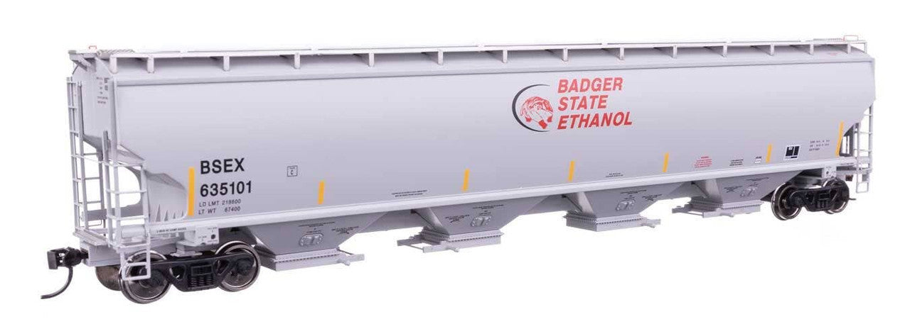 Walthers 920-110312 HO BSEX 67' Trinity 6351 4-Bay Covered Hopper RTR #635101