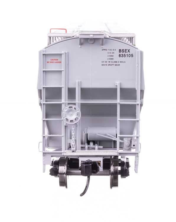 Walthers 920-110313 HO BSEX 67' Trinity 6351 4-Bay Covered Hopper RTR #635105