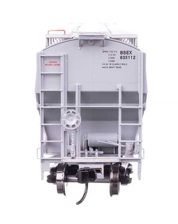 Walthers 920-110314 HO BSEX 67' Trinity 6351 4-Bay Covered Hopper RTR #635112