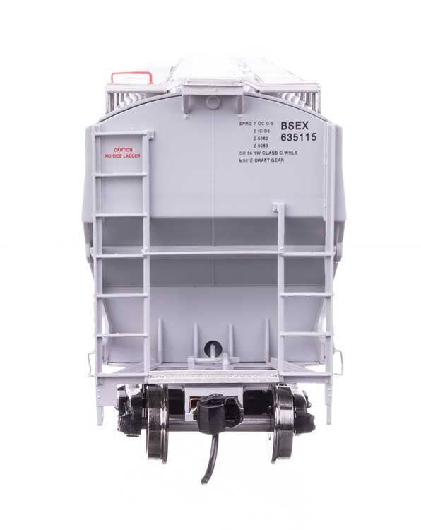 Walthers 920-110315 HO BSEX 67' Trinity 6351 4-Bay Covered Hopper RTR #635115
