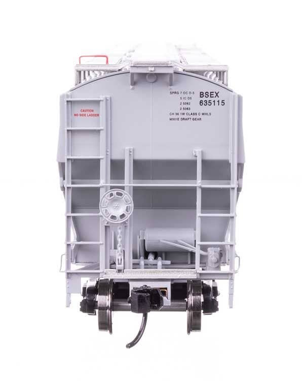 Walthers 920-110315 HO BSEX 67' Trinity 6351 4-Bay Covered Hopper RTR #635115