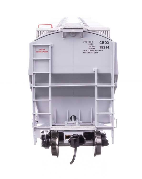 Walthers 920-110318 HO CRDX 67' Trinity 6351 4-Bay Covered Hopper RTR #15214