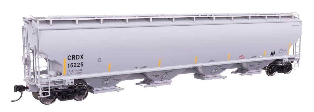 Walthers 920-110319 HO CRDX 67' Trinity 6351 4-Bay Covered Hopper RTR #15225
