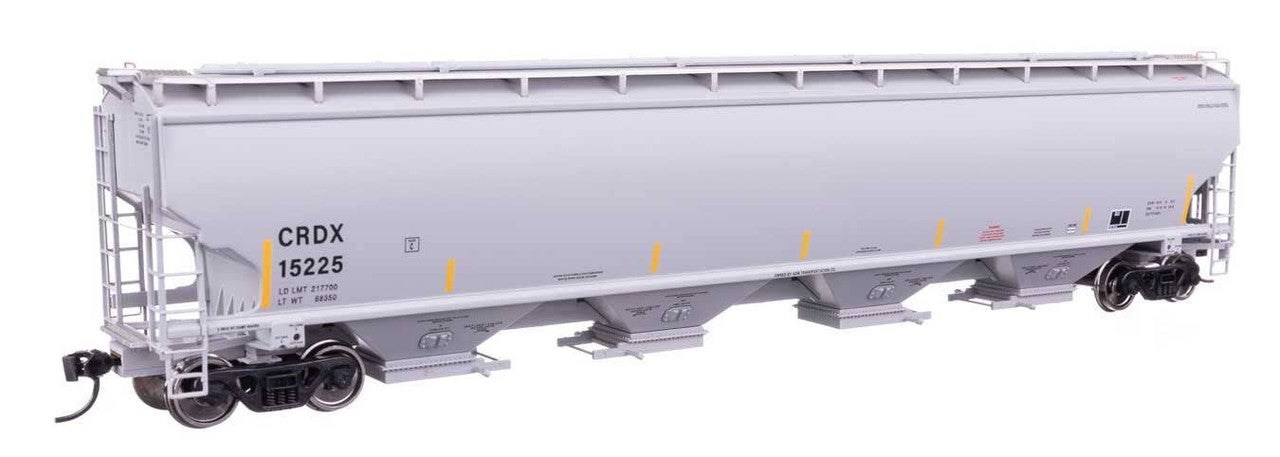 Walthers 920-110319 HO CRDX 67' Trinity 6351 4-Bay Covered Hopper RTR #15225