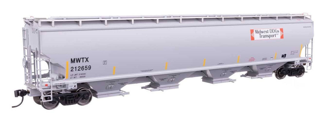 Walthers 920-110322 HO MWTX 67' Trinity 6351 4-Bay Covered Hopper RTR #212659