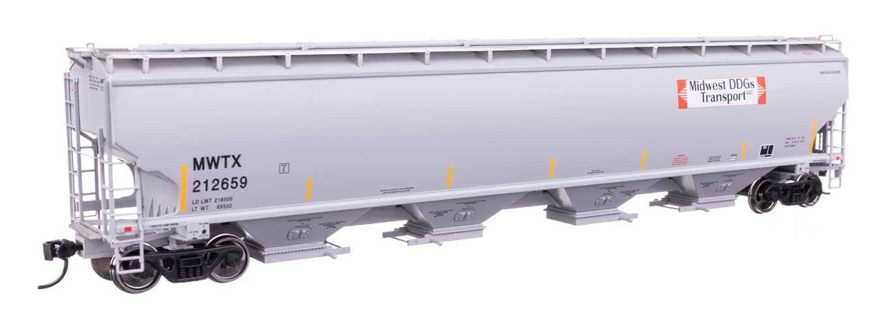 Walthers 920-110322 HO MWTX 67' Trinity 6351 4-Bay Covered Hopper RTR #212659