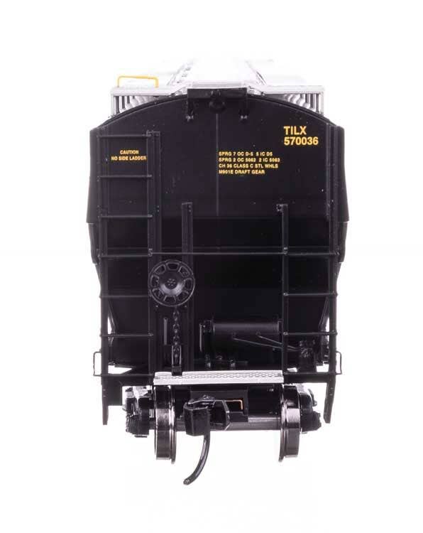 Walthers 920-110326 HO TILX 67' Trinity 6351 4-Bay Covered Hopper RTR #570036