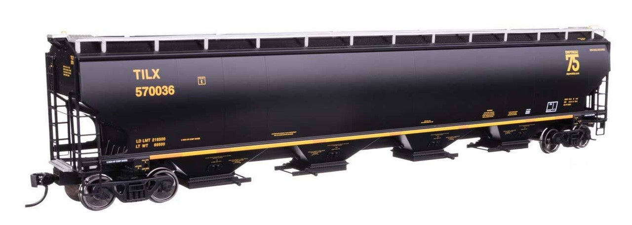 Walthers 920-110326 HO TILX 67' Trinity 6351 4-Bay Covered Hopper RTR #570036