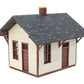 Walthers 933-4061 HO 3-3/8 x 3-1/16 x 2-7/8" Flag Stop Station Building Kit