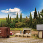 Walthers 933-4062 HO 3-7/16 x 1-1/2 x 1-7/8" Milk Platform Building Kit