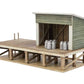 Walthers 933-4062 HO 3-7/16 x 1-1/2 x 1-7/8" Milk Platform Building Kit