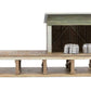 Walthers 933-4062 HO 3-7/16 x 1-1/2 x 1-7/8" Milk Platform Building Kit