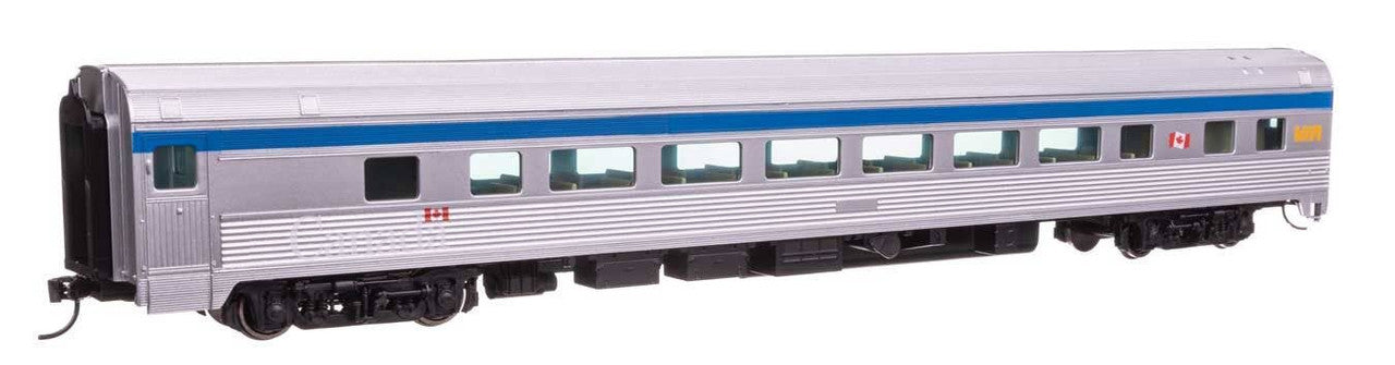 Walthers 910-30021 HO VIA Rail 85' Budd Large-Window Coach Ready to Run