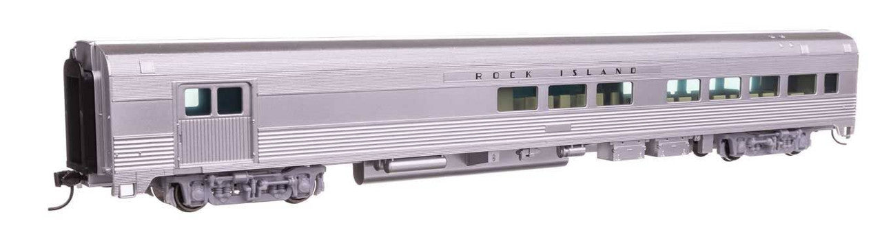 Walthers 910-30073 HO Rock Island 85' Budd Baggage-Lounge Ready to Run